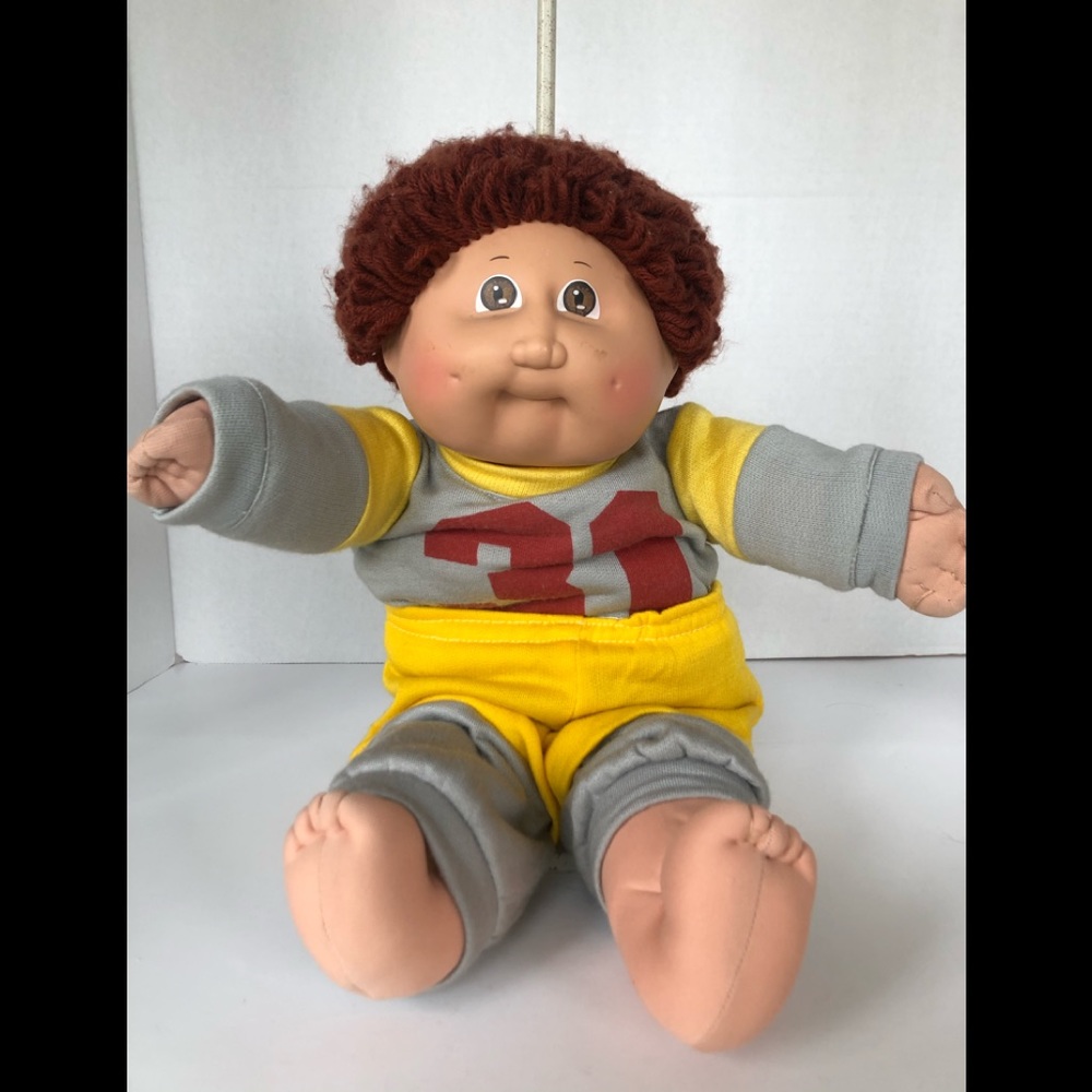Cabbage Patch brown hair, brown eyed boy